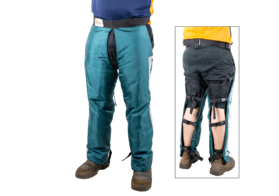 GA Green Chainsaw Chaps Large