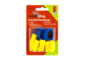 Corded Earplugs Pack Of 5 Pairs